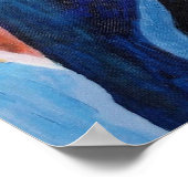 Twee vrouwen in een cafe - Afdrukken Poster (Hoek)