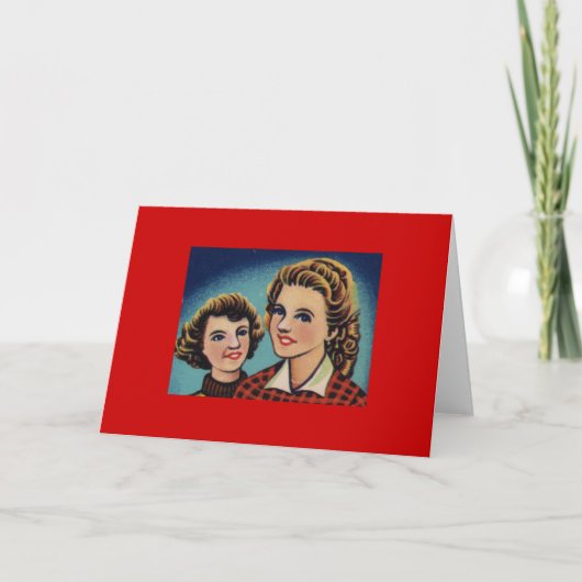 Twee vrouwen kaart (Voorkant)