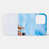 Twee vrouwen liggen op het witte zand onder het st Case-Mate iPhone case (Achterkant (horizontaal))