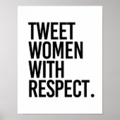 TWEE VROUWEN MET RESPECT - POSTER (Voorkant)