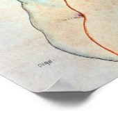 Twee vrouwen omarmen | Egon Schiele | Poster (Hoek)