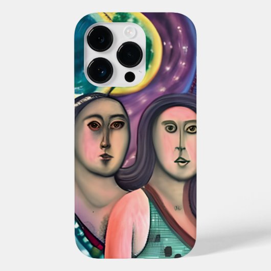 Twee vrouwen onder de maan Case-Mate iPhone case (Achterkant)