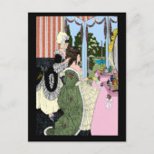 Twee vrouwen van Aubrey Beardsley Briefkaart (Voorkant)