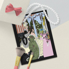 Twee vrouwen van Aubrey Beardsley Briefkaart