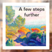 Twee vrouwen van Henri-Edmond Cross op de Shore Raamsticker (Vel 2)