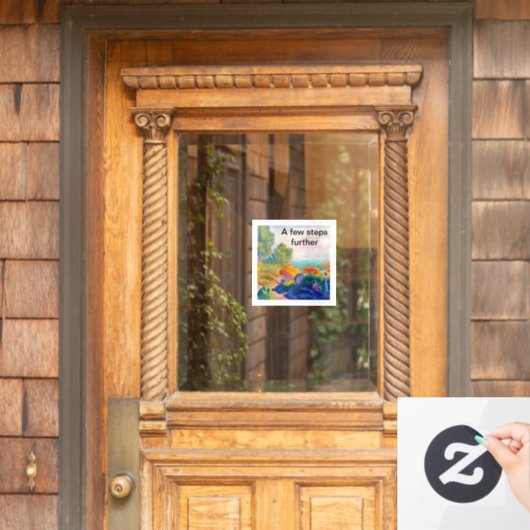 Twee vrouwen van Henri-Edmond Cross op de Shore Raamsticker (Huis Deur)