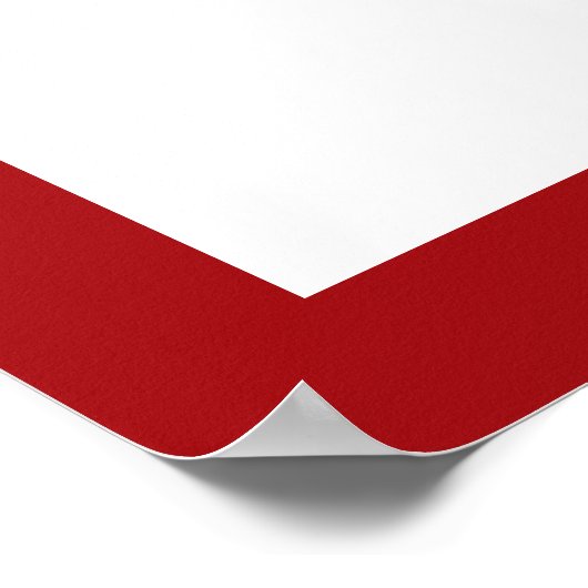 Twee vuilnisbakken met flames poster (Hoek)