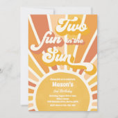 Twee vun in de zondag van de zonneschijn op de twe kaart (Voorkant)