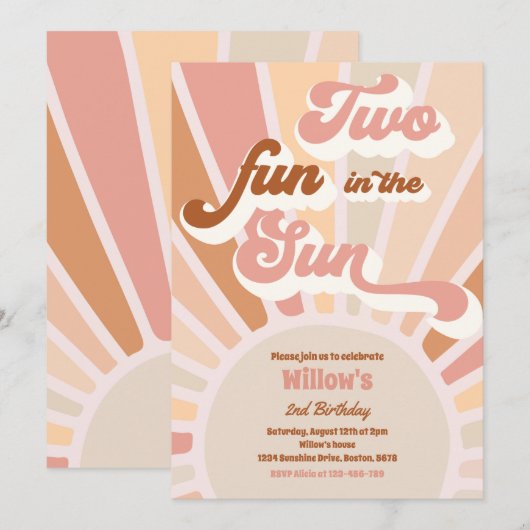 Twee vun in de zonnesonne-zonnescherm op de tweede kaart (Voorkant / Achterkant)