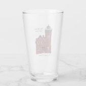 Twee vuurtoren glas (Achterkant)