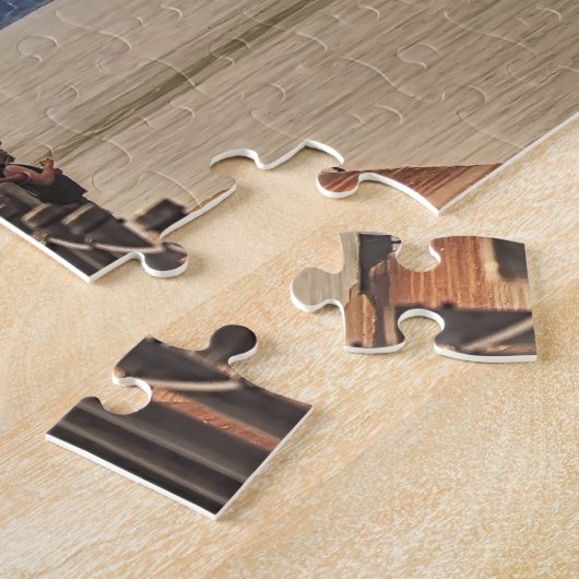 Twee vuurtoren van Harbors Minnesota Legpuzzel (Zijkant)