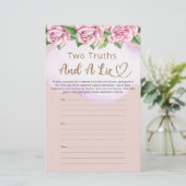 Twee waarheden en een leugen meisje Baby shower (Staand voorkant)