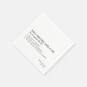 Twee waarheden en een leugenachtige minimalistisch servet (Hoek)