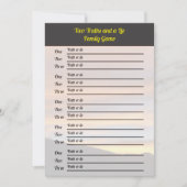 Twee waarheden en een leugenspel | Familiereünie z Kaart (Voorkant)