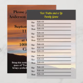 Twee waarheden en een leugenspel | Familiereünie z Kaart (Voorkant / Achterkant)