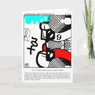 Twee waarnemingen en een hypothese feestdagen kaart