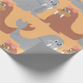 Twee Walrussen Inpakpapier (Hoek)