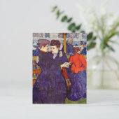 Twee Waltzers van Toulouse-Lautrec Briefkaart (Staand voorkant)