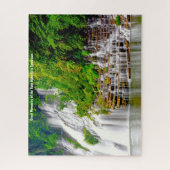 Twee watervaltennessee. Jigzaag Puzzle Legpuzzel (Verticaal)