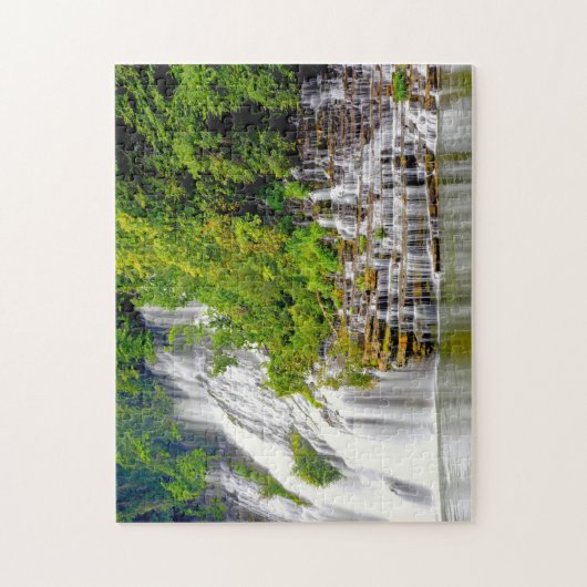 Twee watervaltennessee. legpuzzel (Verticaal)