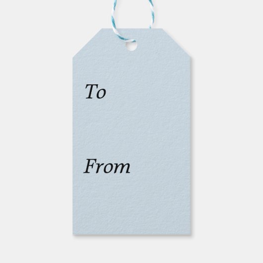 Twee Waterverf blauwe en groene vogels Cadeaulabel (Achterkant)