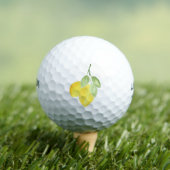 Twee Waterverf Lemons Golfballen (Insitu Shirt)
