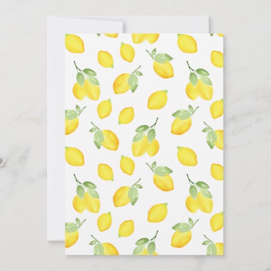 Twee Waterverf luiers en patronen Kaart (Achterkant)