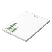 Twee Waterverf pijnbomen Notitieblok (Linkerzijde)