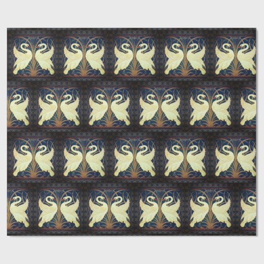 Twee wc's voor kunstwerken cadeaupapier (Vlak)