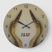 Twee Weatherons Rustic Coastal acrylwall Grote Klok (Voorkant)