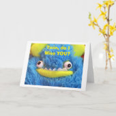 TWEE WEET IK DAT JE MONSTER ZEGT: "JA IK DOE" KAART (Gele Bloem)