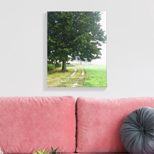 Twee wegen verdeeld Canvas (Insitu (Woonkamer))