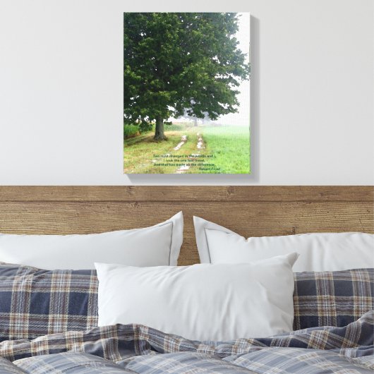 Twee wegen verdeeld Canvas (Insitu (Slaapkamer))