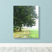 Twee wegen verdeeld Canvas Afdruk (Insitu (Houten vloer))