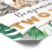 Twee welkomstdeurbordjes voor Wild Birthday Poster (Hoek)