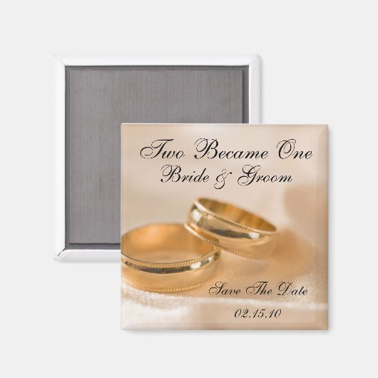 Twee werd één magneet (Voorkant / Achterkant)