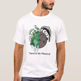 Twee Werelden Eco Aarde | Duurzaamheidsbewustzijn T-shirt