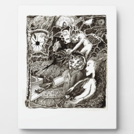 Twee werelden fotoplaat