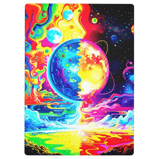 Twee werelden klembord (Achterkant)