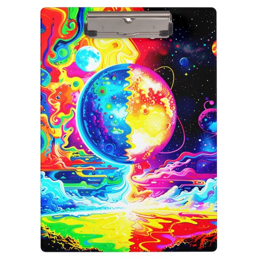 Twee werelden klembord (Voorkant)