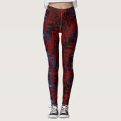 Twee werelden Leggings Abstracte Art Love Leggings (Voorkant)