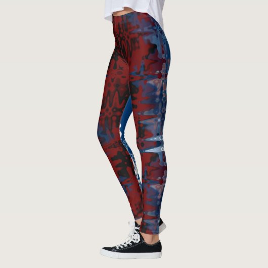 Twee werelden Leggings Abstracte Art Love Leggings (Links)