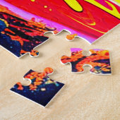 Twee werelden legpuzzel (Zijkant)