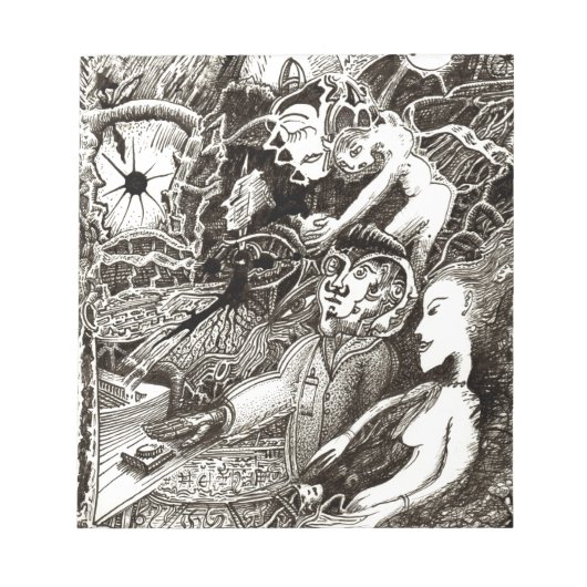 Twee werelden notitieblok (Voorkant)