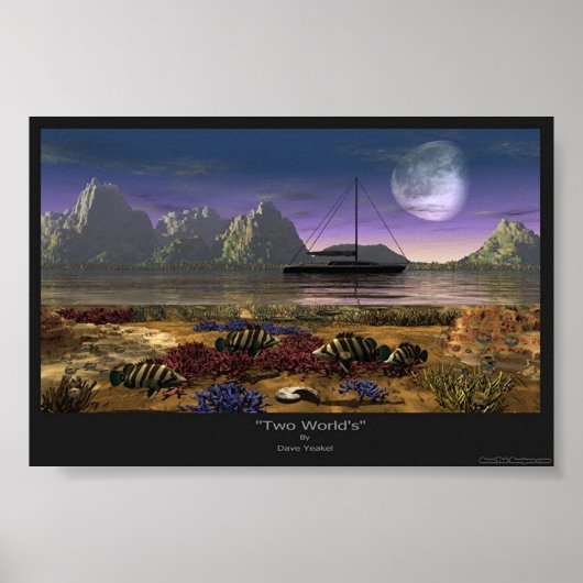 Twee werelden poster (Voorkant)