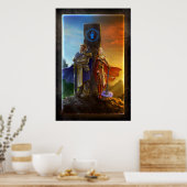 Twee werelden poster (Keuken)