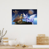 Twee werelden poster (Keuken)