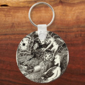 Twee werelden sleutelhanger (Voorkant)