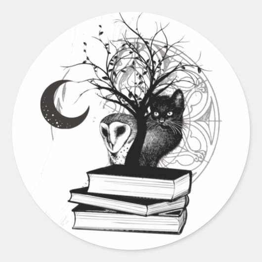 Twee werelden Sticker (Voorkant)