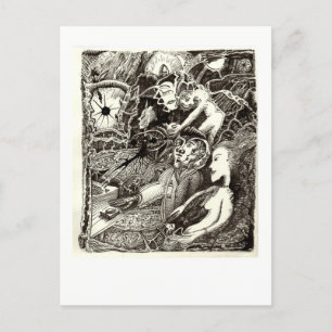 Twee werelden, van Brian Benson. Briefkaart